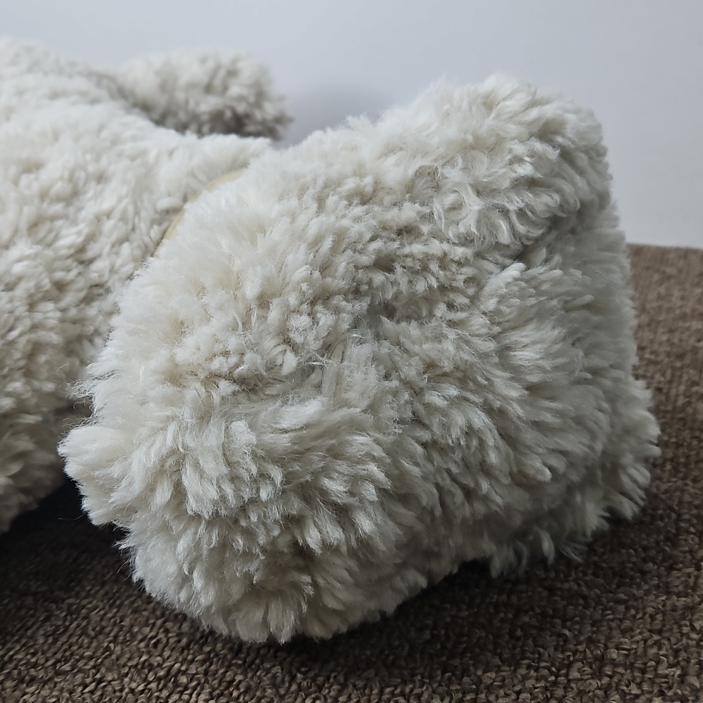 Pottery Barn Dog Doodle Faux Fur Pillow w/ Bell Golden Doodle - Picture 5 of 5